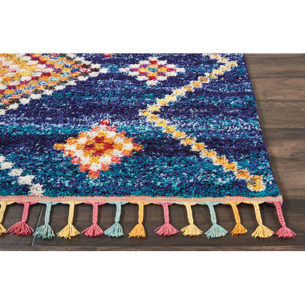 Mistana™ Baby & Kids Blue/Orange/Yellow Rug & Reviews Wayfair